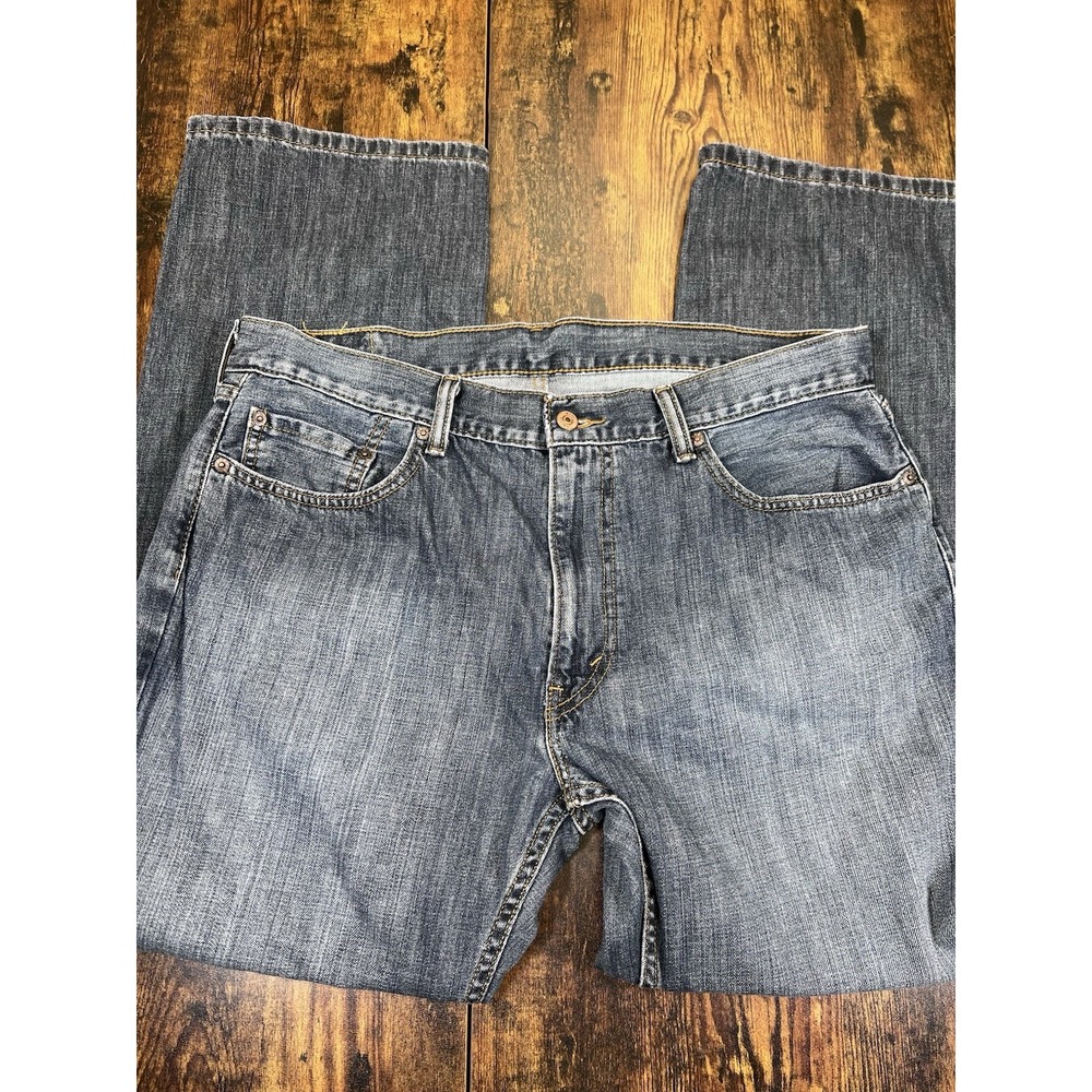 Levis 559 Jeans Mens 36x30 Blue Relaxed Straight Fit Dark Wash Denim Pants